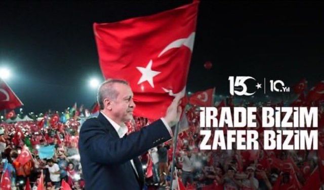 Karaman'da 15 Temmuz Coşkusu: 'İrade Bizim, Vatan Bizim'