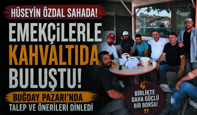 Hüseyin Özdal Emekçilerle Aynı Sofrada