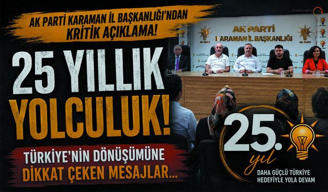 AK Parti 25. Yaşını Kutlamaya Hazırlanıyor
