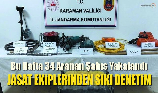 Jandarma’dan Sıkı Denetim: 34 Aranan Şahıs Yakalandı