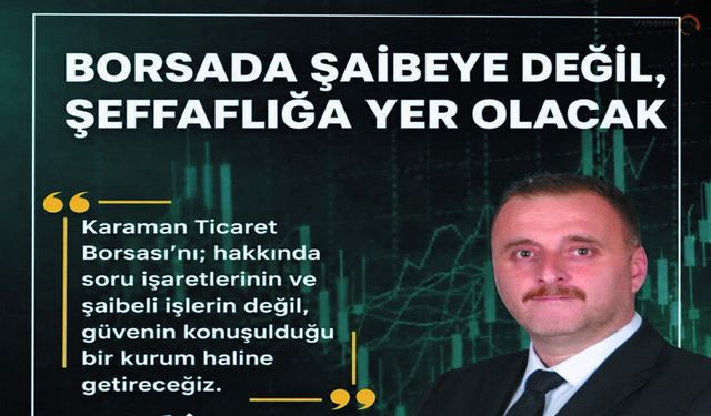 Özdal’dan Dikkat Çeken Çıkış: “Şeffaflık Vazgeçilmezimiz Olacak”