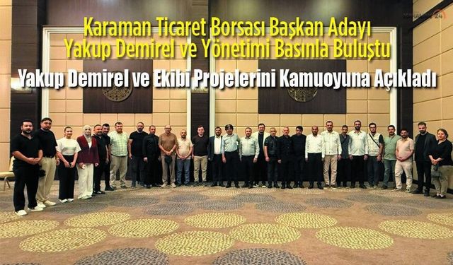 Yakup Demirel ve Ekibi Projelerini Kamuoyuna Açıkladı