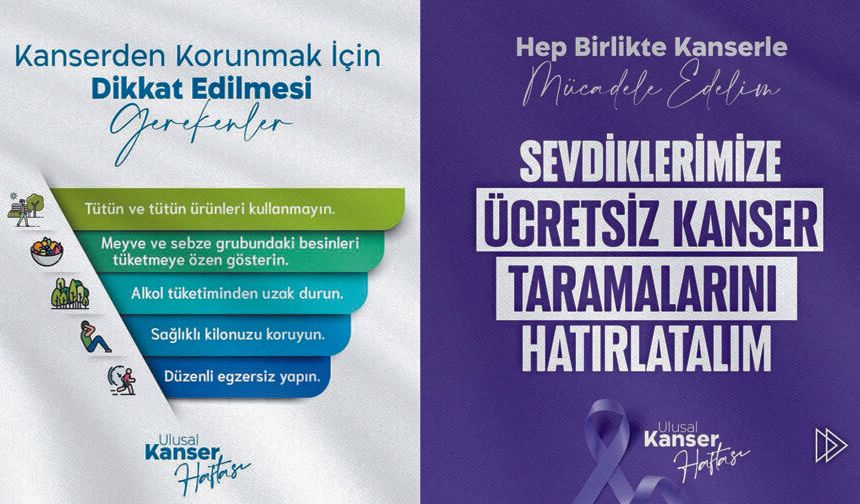 Karaman İl Sağlık Müdüründen Kanser Haftası Mesajı