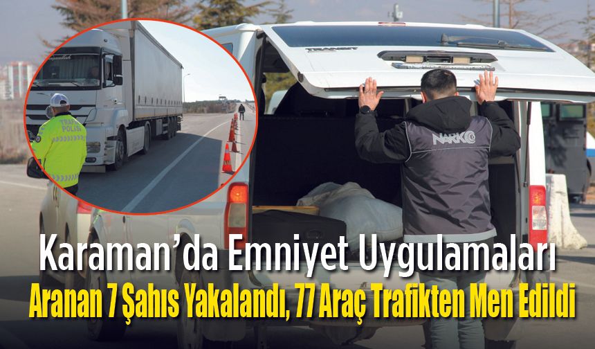 Emniyet Haftalık Asayiş ve denetim raporu