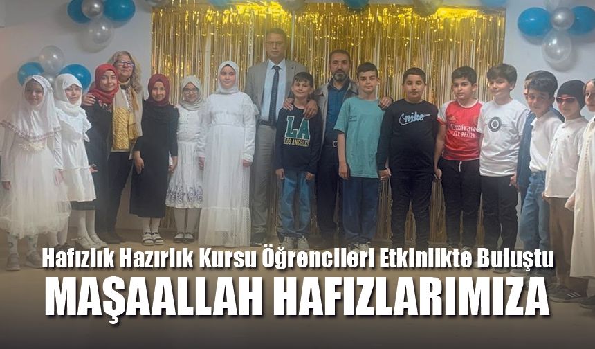 Maşaallah Hafızlık Eğitim kursu öğrencilerine