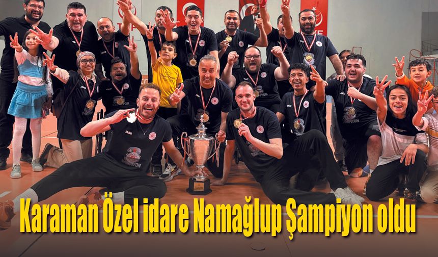 Özel İdare Spor Kulübü Türkiye Şampiyonu Oldu