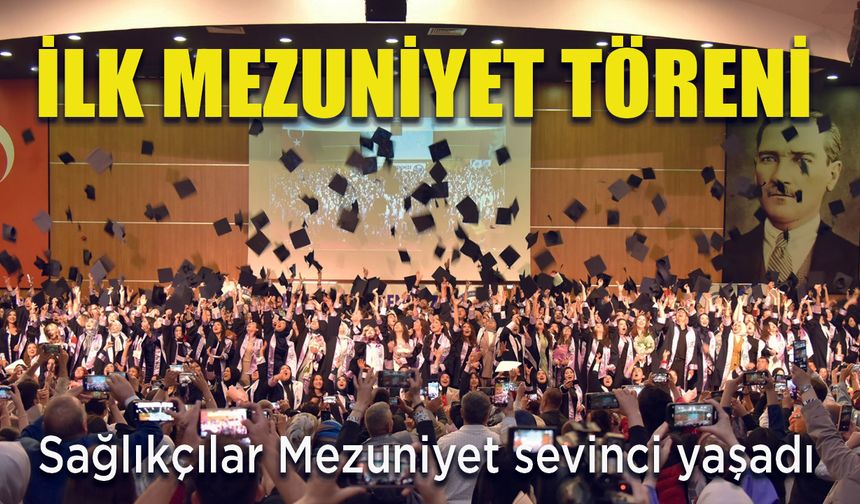 KMÜ'de ilk mezuniyet töreni sağlıkçılardan
