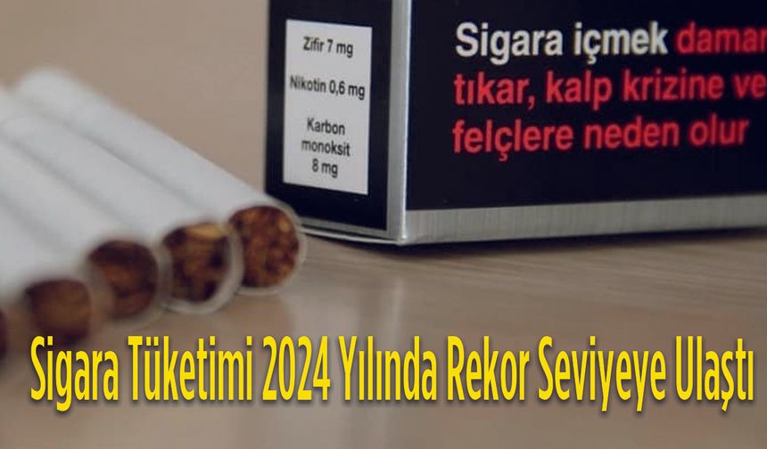 2024te Türkiye’de Sigara Tüketimi Rekor Kırdı