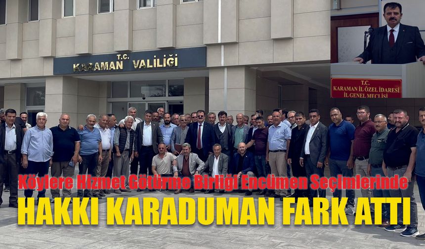 Köylere Hizmet Götürme Birliği Encümen Seçimleri