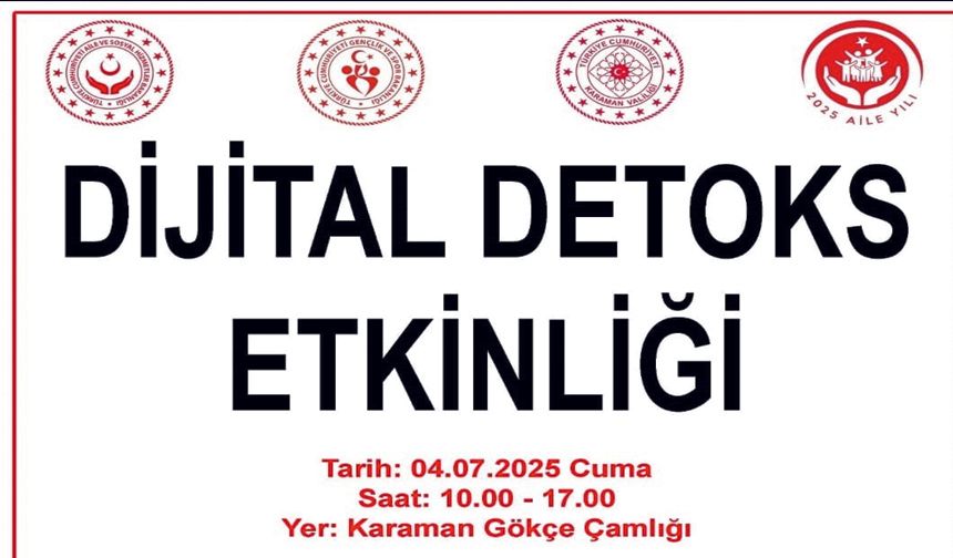 Karaman’da Aileler İçin “Dijital Detoks” Etkinliği!
