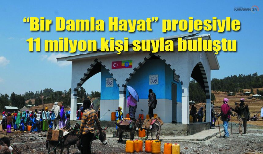 TDV “Bir Damla Hayat” projesiyle milyonlara ulaştı