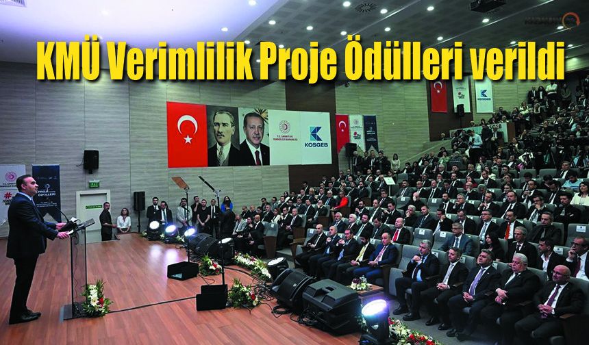 KMÜ’den 2024 Verimlilik Proje Ödülleri