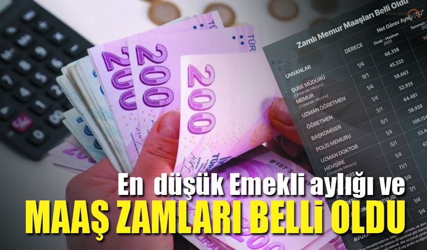 Enflasyon rakamları sonrası, 2025 Temmuz Zamlı Maaşları