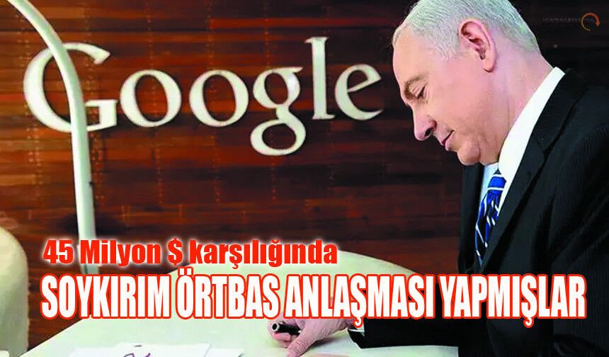 Google ile 45 milyonluk örtbas anlaşması yapmış