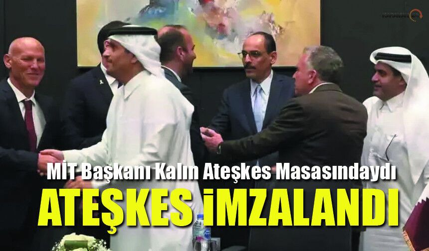 Ateşkes Anlaşması imzalandı, Türkiye’ye Teşekkür