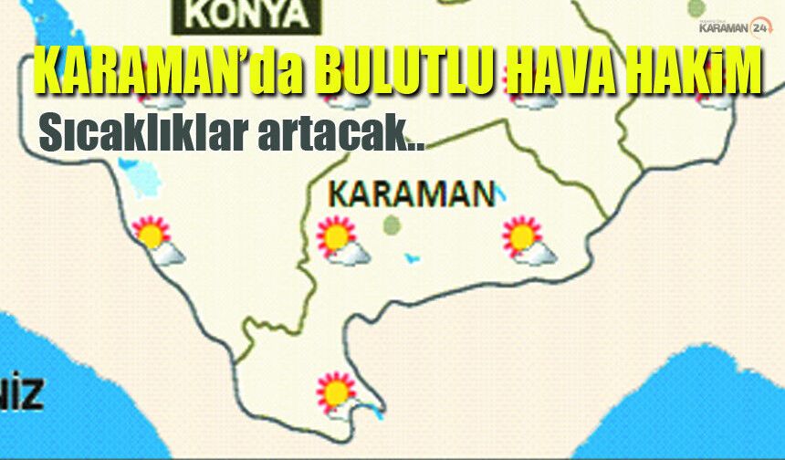 Karaman'da 17 Haziran Hava Durumu: Parçalı Bulutlu, Sıcaklık 31°C