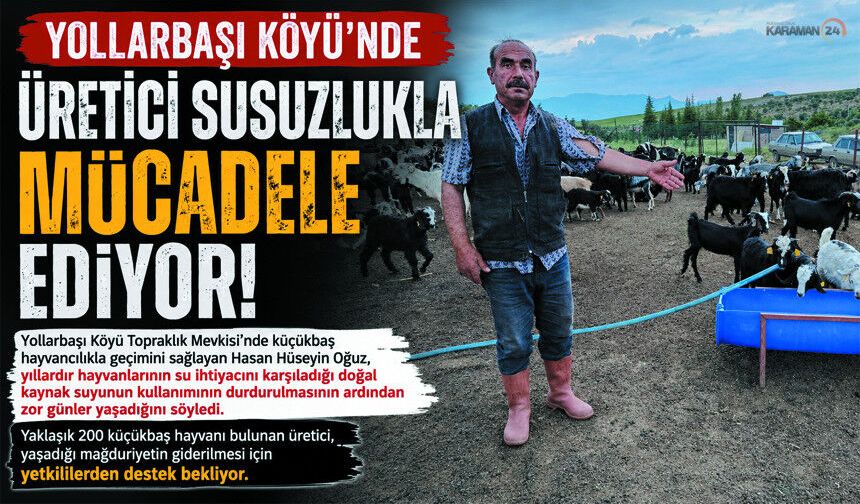 Su İsyanı: “Hayvanlarım Susuzluktan Telef Olacak”