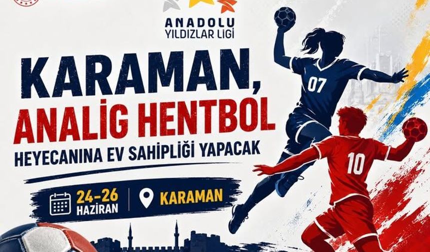 Karaman, ANALİG Hentbol Heyecanına Ev Sahipliği Yapacak