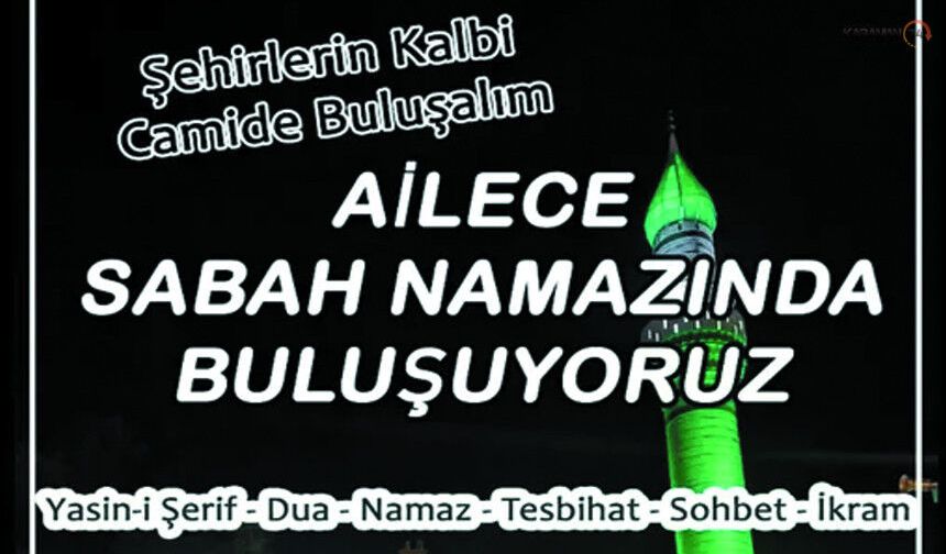 Müftülükten Ailece Sabah Namazına Davet