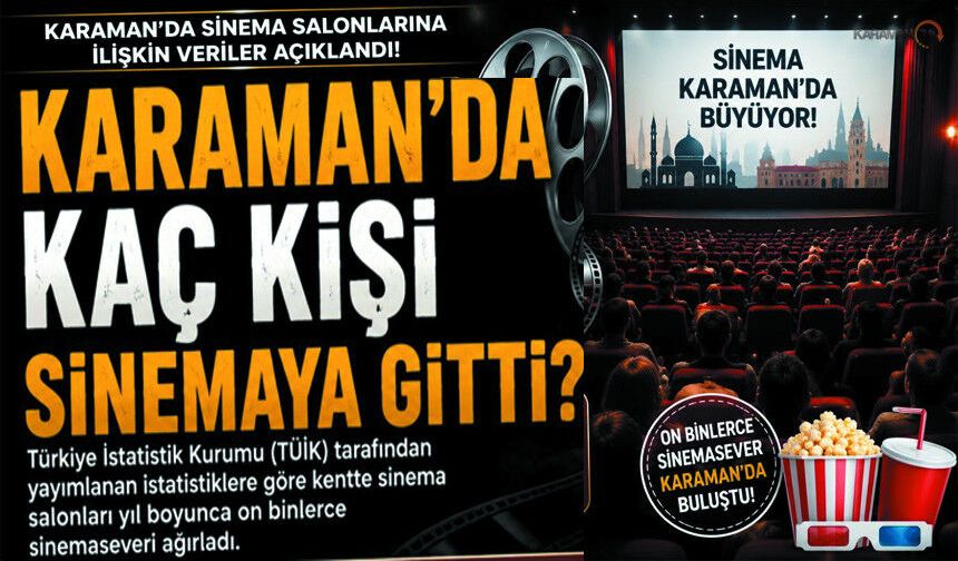 Karaman’da Sinemaya 47 Bin Kişi Gitti