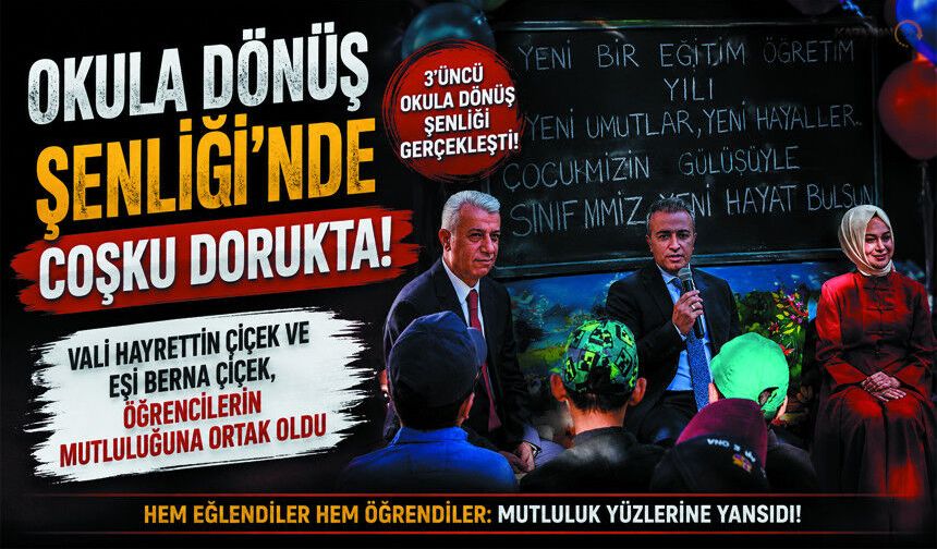 Okula Dönüş Şenliği’nde Renkli Görüntüler