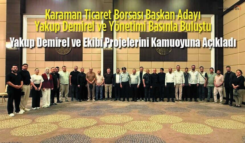 Yakup Demirel ve Ekibi Projelerini Kamuoyuna Açıkladı