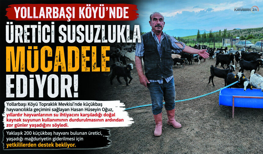 Su İsyanı: “Hayvanlarım Susuzluktan Telef Olacak”