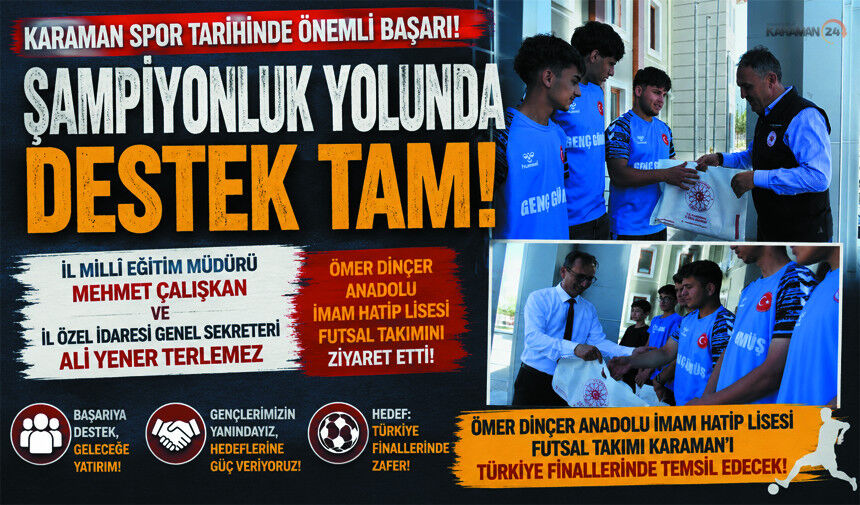 Karaman Spor Tarihine Geçtiler Futsalda Finaldeyiz