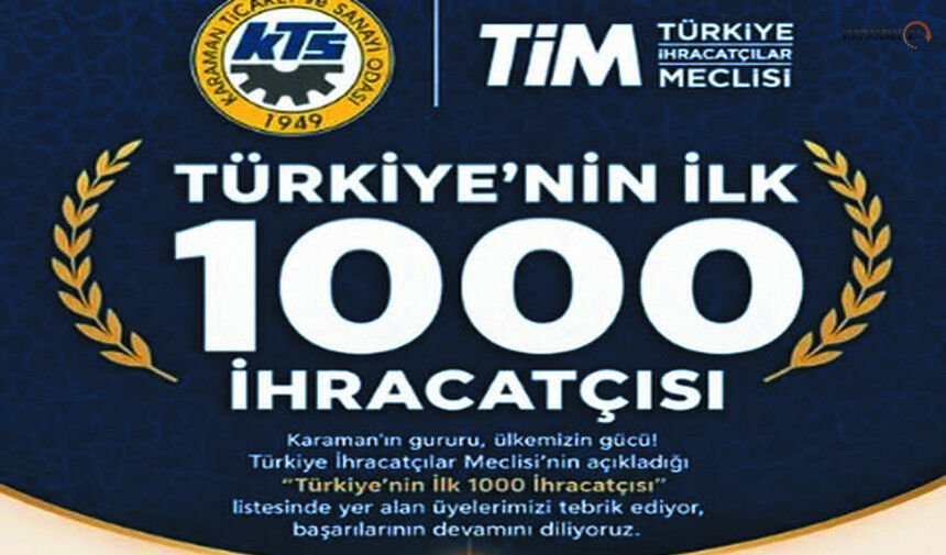 Türkiye’nin İlk 1000 İhracatçısı Arasına 2 Firma Girdi