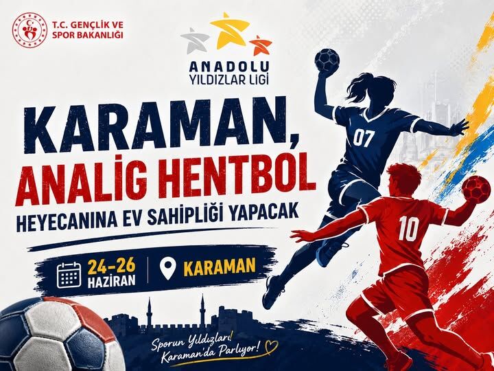 Karaman, ANALİG Hentbol Heyecanına Ev Sahipliği Yapacak