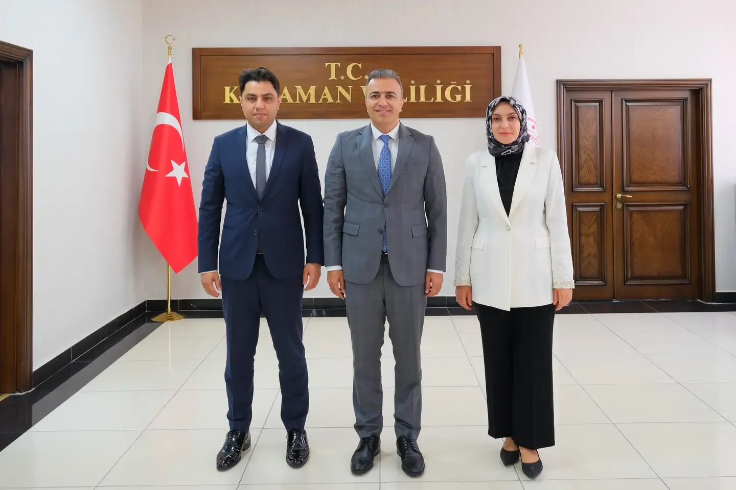 Konya Bölge Adliye Mahkemesi Üyeliğine Atanan Osman Yılmaz'dan Karaman Valisi Hayrettin Çiçek'e Veda Ziyareti