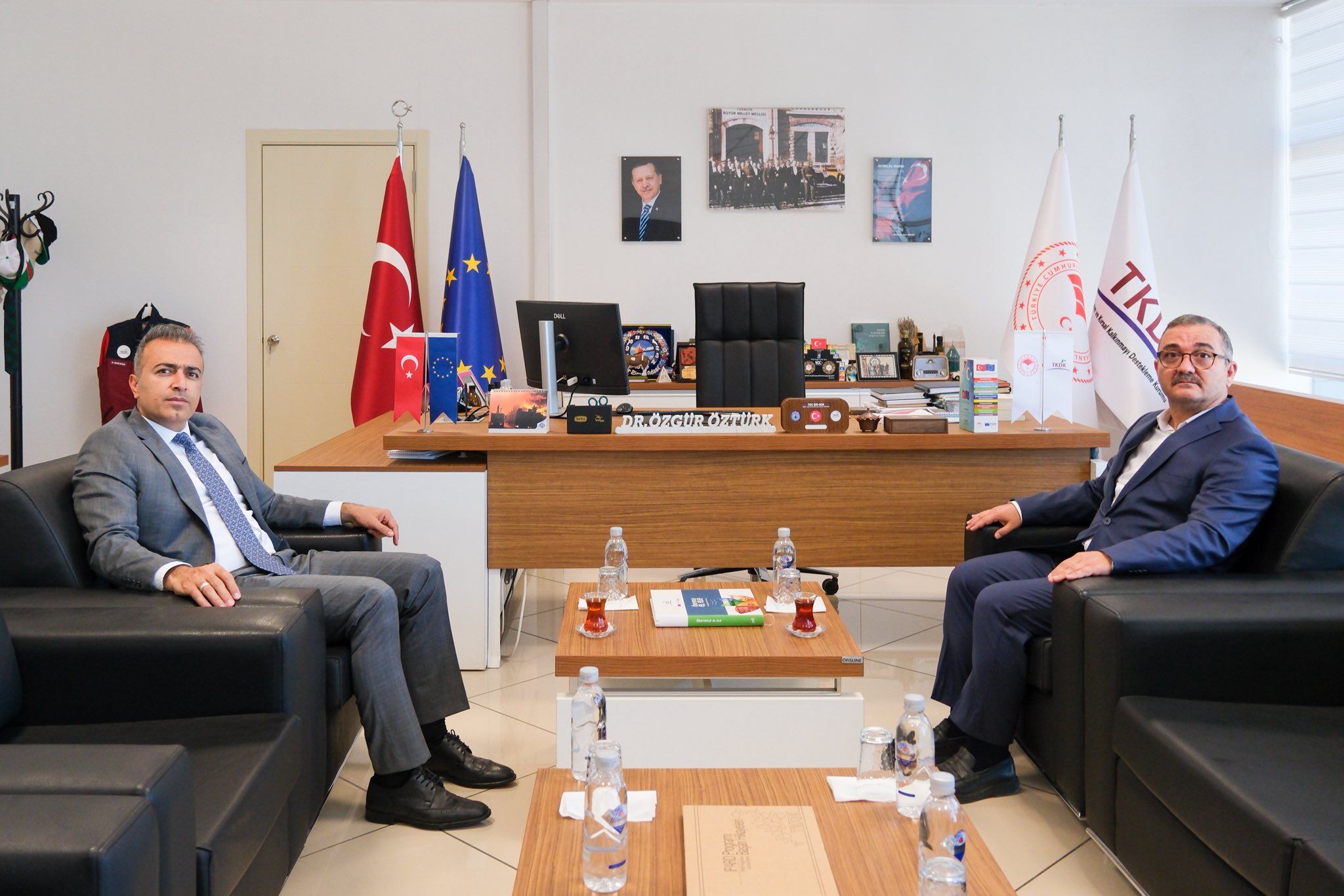 Vali Çiçek, TKDK Karaman İl Koordinatörlüğü'nü Ziyaret Etti