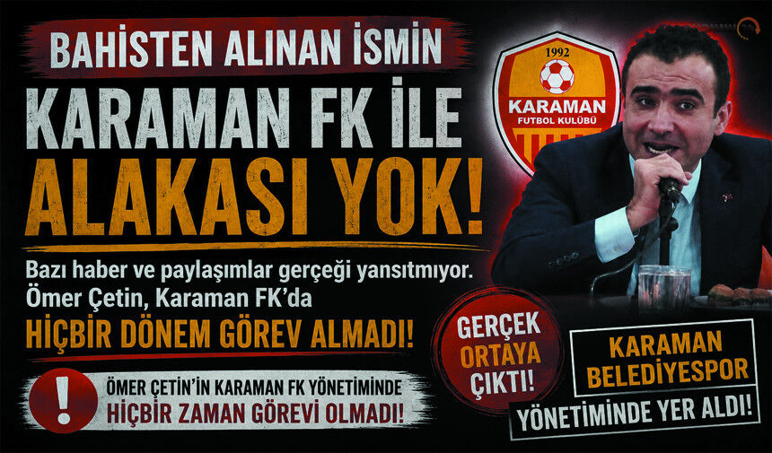 Karaman Belediyespor Yöneticisi Gözaltına Alındı