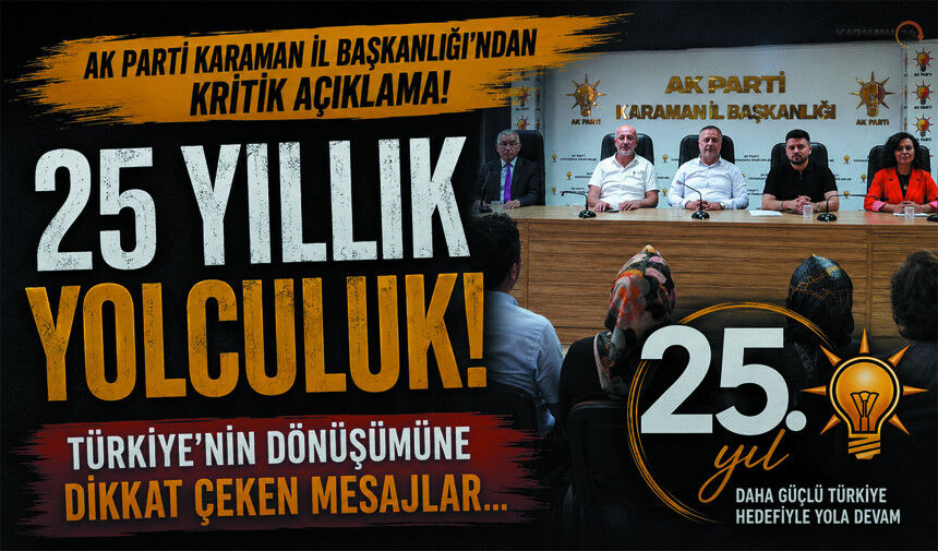 AK Parti 25. Yaşını Kutlamaya Hazırlanıyor
