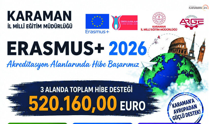 Milli Eğitim’e Yarım Milyon Avroyu Aşan Erasmus Desteği