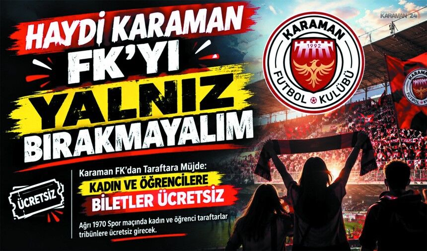 Kadın ve Öğrencilere Biletler Ücretsiz!