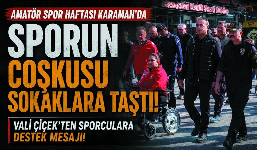 Binlerce Adım Amatör Spor İçin Atıldı