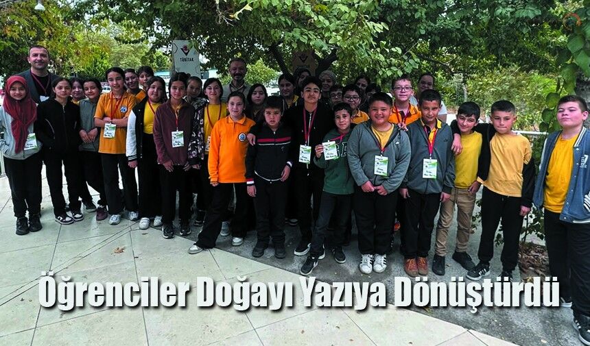 Öğrenciler Doğayı Yazıya Dönüştürdü